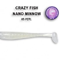 Виброхвост Crazy Fish "Nano Minnow" (8-шт,4,0см) 6-4-5-6
